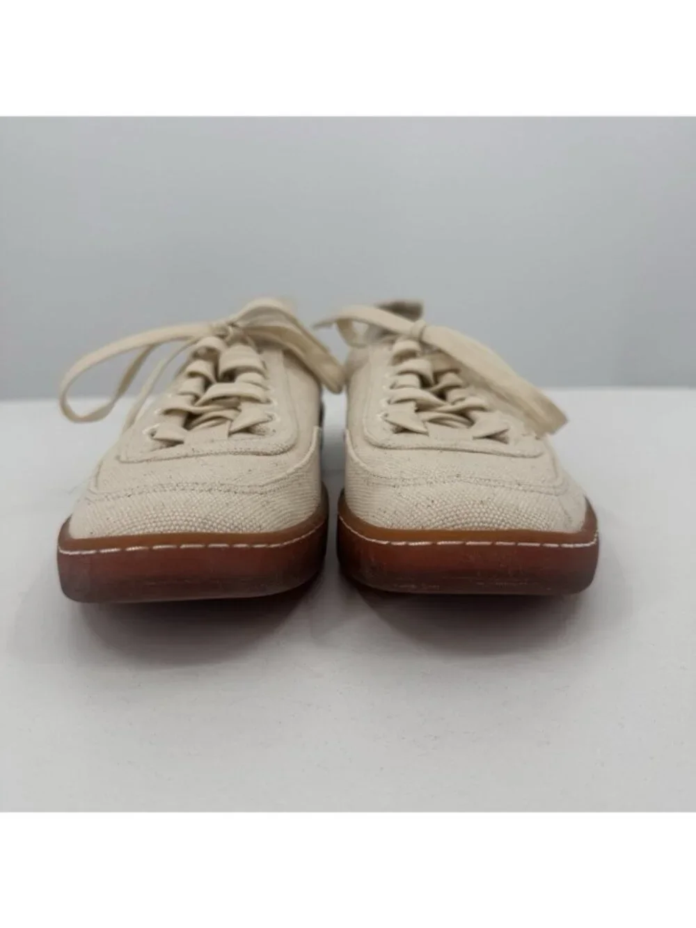Everlane Tread Bare Sneaker size 6 Women's in Canvas Natural Lace-up Shoes